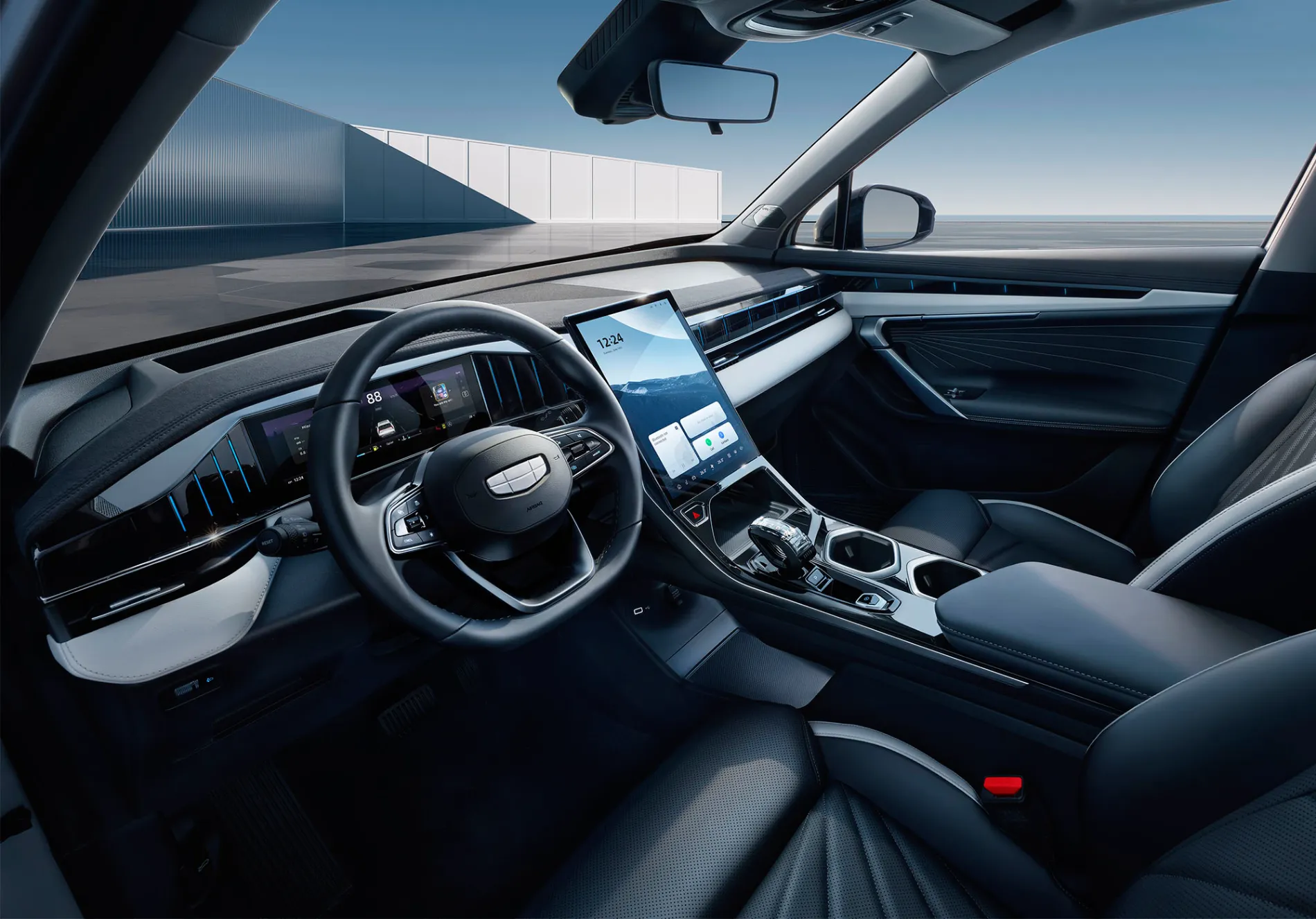 Geely Atlas: проекционный дисплей